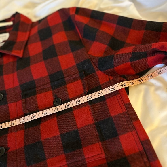 Norse Projects Kyle Wool Shirt Jacket in red plaid - Picture 12 of 13